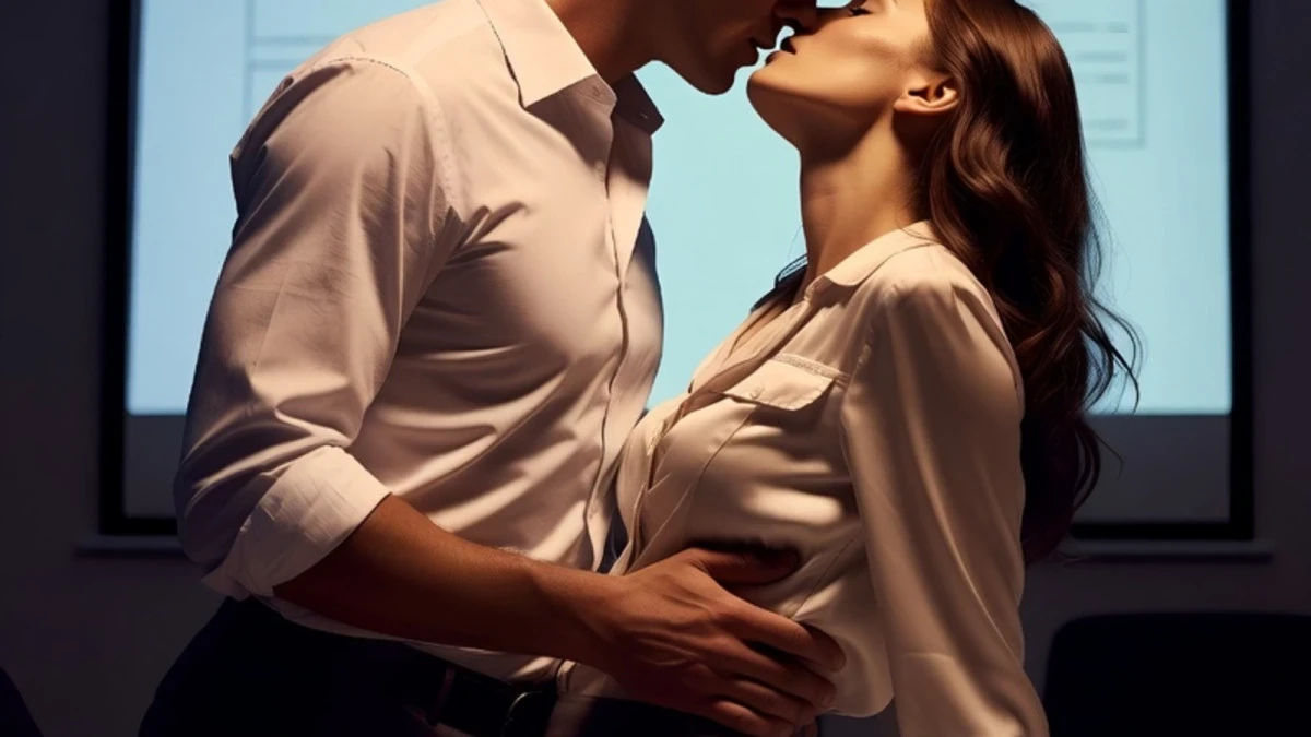 O noapte de pasiune la petrecerea de team-building